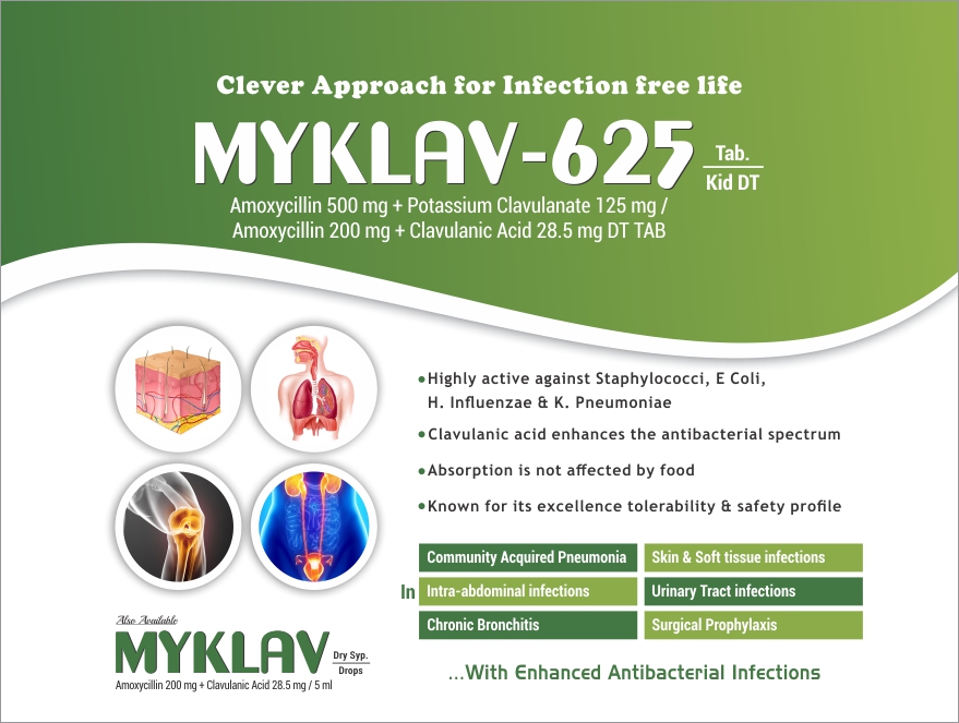 MyKlav - Amoxycillin & Potassium Calvulanate