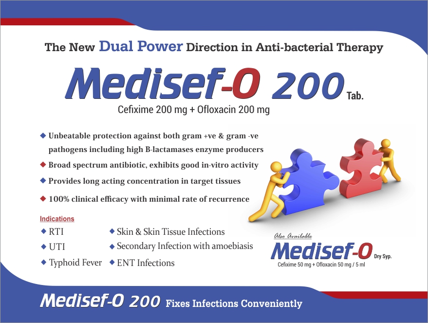 Medisef O - Cefixime & Ofloxacin